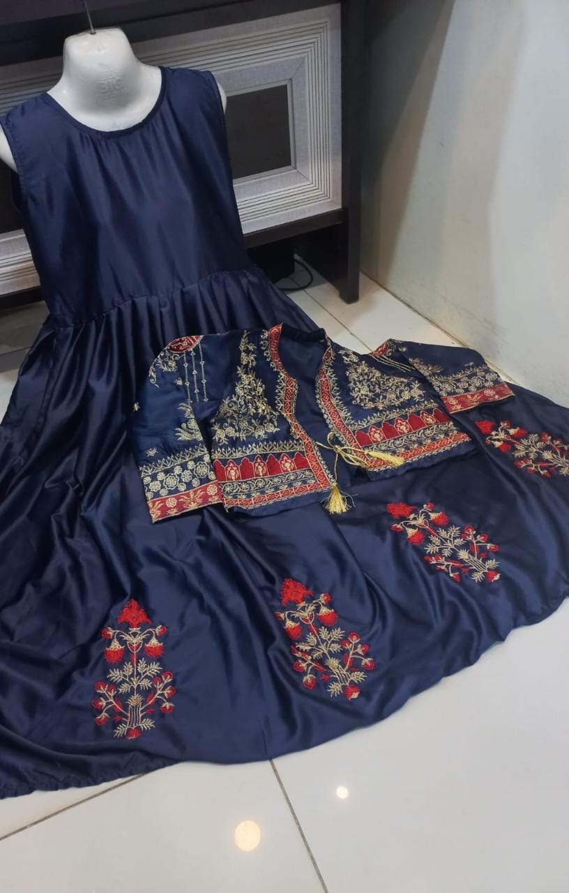 Embroidery Bunch Maxi With Emb Separate Koti