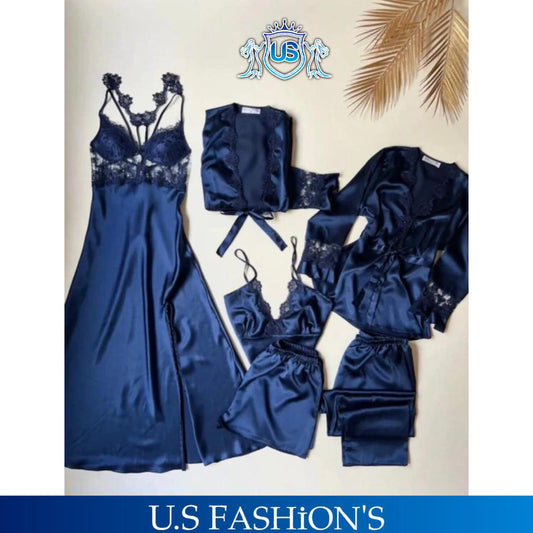 NEW 6PC TURKISH STYLE BRIDAL NIGHT WEAR DRESS👙